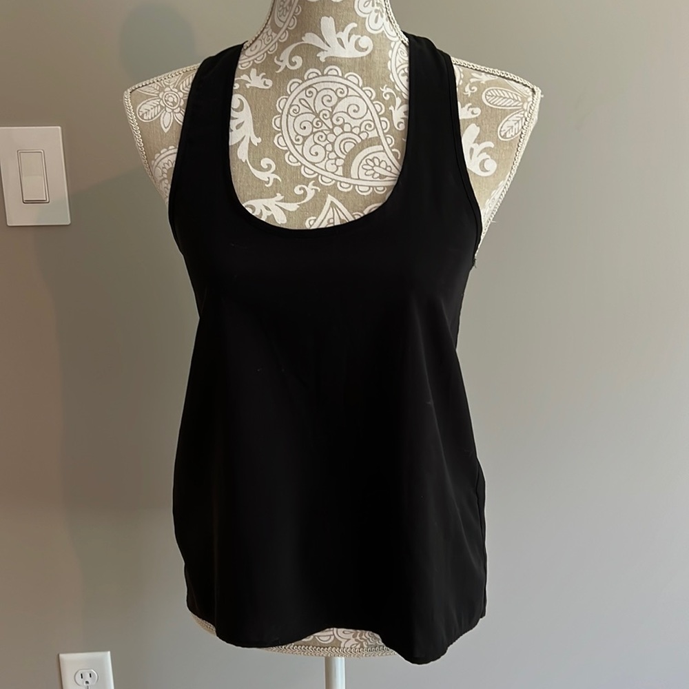 Frenchi black racerback tank
